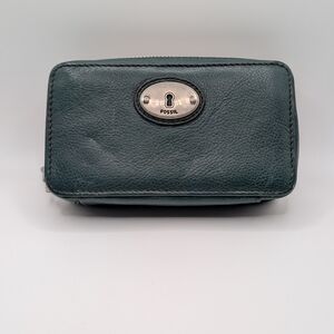 Fossil Green Leather Jewelry Organizer